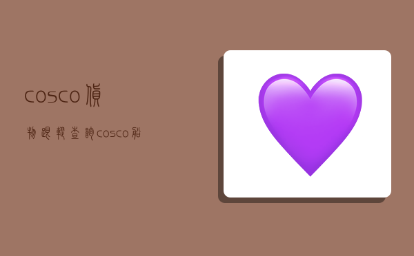 cosco貨物跟蹤查詢：cosco船公司貨物跟蹤-圖1