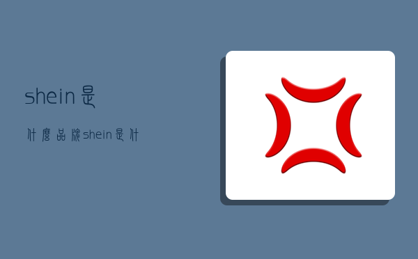 shein是什么品牌,shein是什么品牌怎么讀-圖1