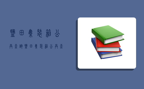 鹽田集裝箱公共查詢,鹽田集裝箱公共查詢易物流-圖1