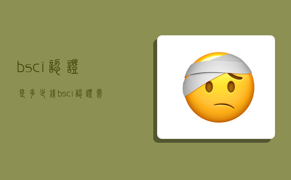 bsci認證是多少錢,bsci認證需要多少錢-圖1