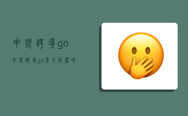 中銀跨境go,中銀跨境go是干什么的-圖1