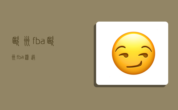 歐洲fba,歐洲fba派送-圖1