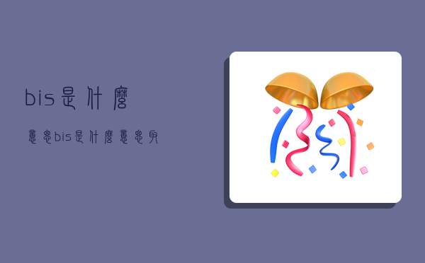 bis是什么意思,bis是什么意思取向-圖1