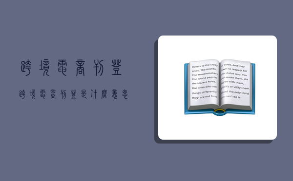 跨境電商刊登,跨境電商刊登是什么意思-圖1