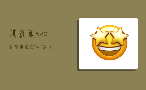 俄羅斯svo機場,俄羅斯SVO機場-圖1