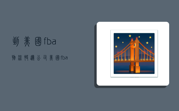 到美國fba物流快遞公司,美國fba國際物流-圖1