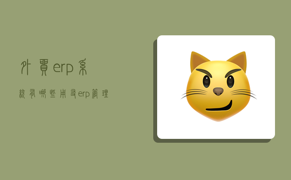 外貿erp系統有哪些,用友erp管理軟件系統-圖1