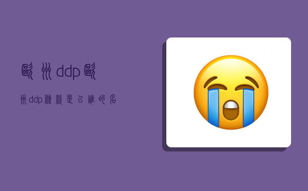 歐洲ddp,歐洲ddp條款是以誰的名義清關-圖1