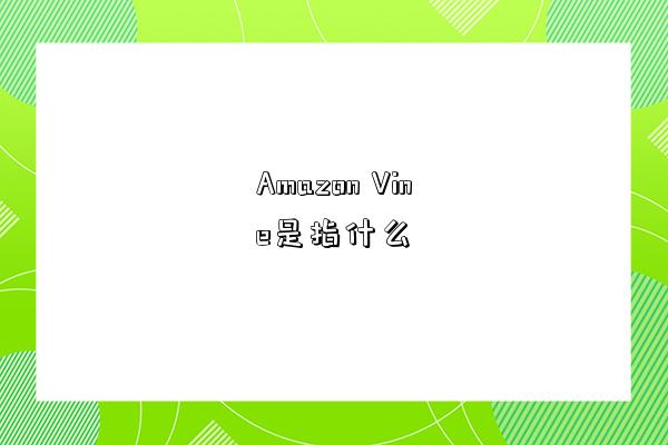 Amazon Vine是指什么-圖1