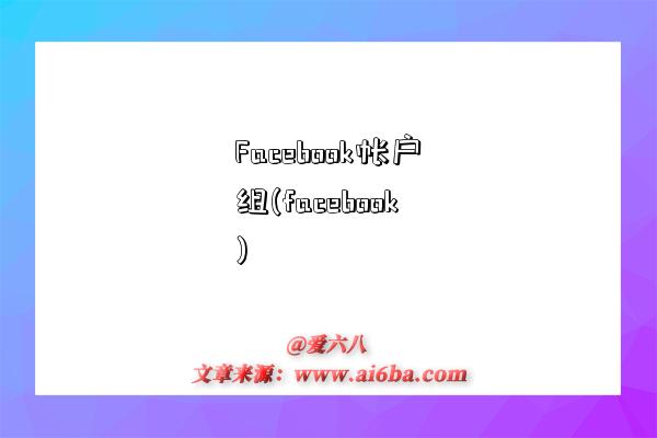 Facebook帳戶組(facebook)-圖1