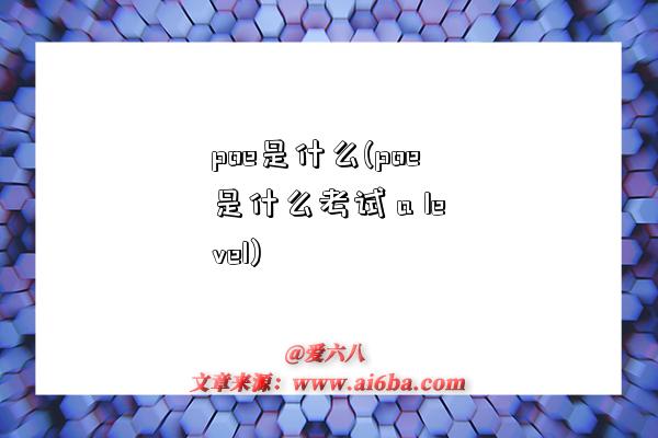 poe是什么(poe是什么考試 a level)-圖1