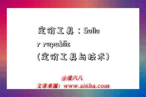 定價工具：Seller republic(定價工具與技術)-圖1