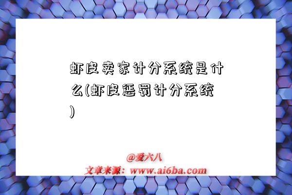 蝦皮賣家計分系統是什么(蝦皮懲罰計分系統)-圖1