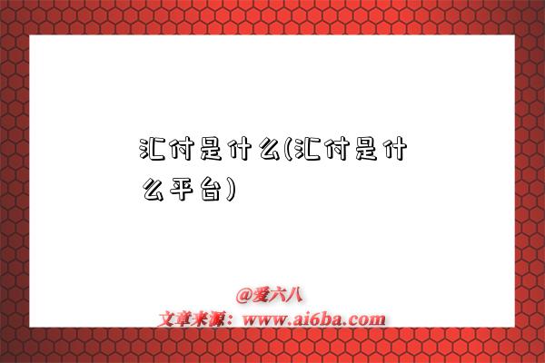 匯付是什么(匯付是什么平臺)-圖1