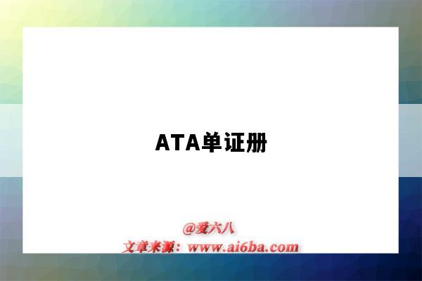 ATA單證冊-圖1