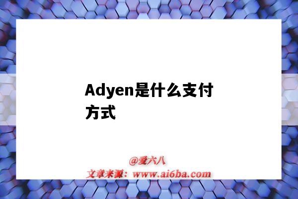 Adyen是什么支付方式（adyen 支付）-圖1