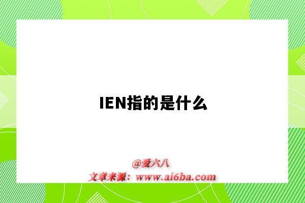 IEN指的是什么（IEN是什么）-圖1