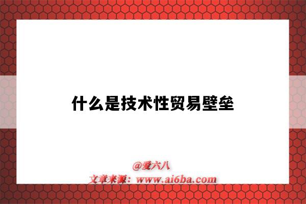 什么是技術性貿易壁壘（什么是技術性貿易壁壘?）-圖1