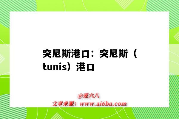 突尼斯港口：突尼斯（tunis）港口（突尼斯 港口）-圖1