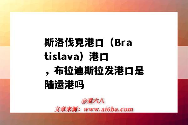 斯洛伐克港口（Bratislava）港口，布拉迪斯拉發港口是陸運港嗎（斯洛伐克的港口有哪些）-圖1