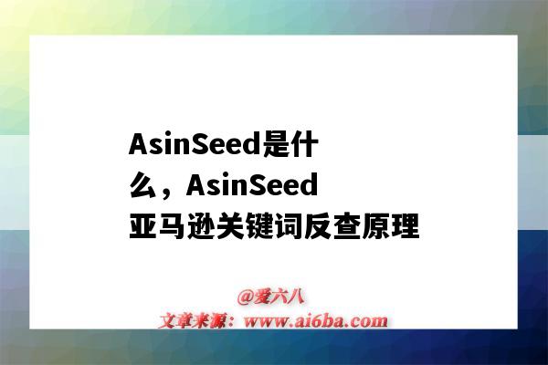 AsinSeed是什么，AsinSeed亞馬遜關鍵詞反查原理（亞馬遜關鍵詞反查是什么意思）-圖1