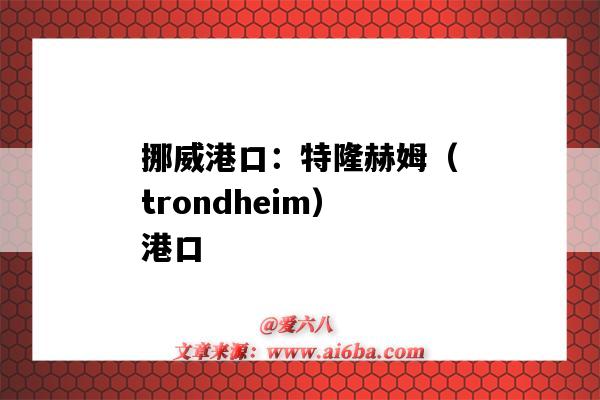 挪威港口：特隆赫姆（trondheim）港口（挪威 港口）-圖1