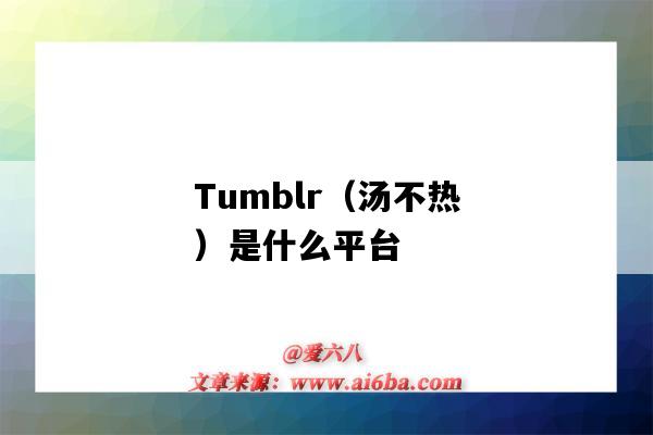 Tumblr（湯不熱）是什么平臺（tumblrtail）-圖1