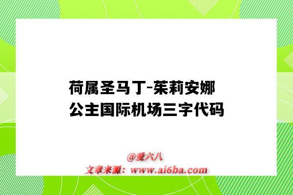 荷屬圣馬丁-茱莉安娜公主國際機場三字代碼（朱莉安娜公主國際機場四字代碼）-圖1