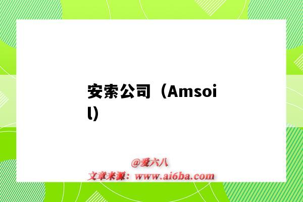 安索公司（Amsoil）（安索公司簡介）-圖1