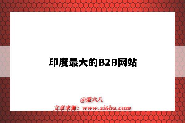 印度最大的B2B網站（印度國內b2b網站）-圖1