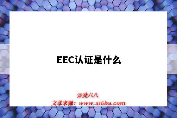 EEC認證是什么（eec認證是什么意思）-圖1