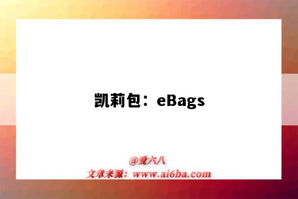 凱莉包：eBags（凱莉包 愛馬仕 價格）-圖1