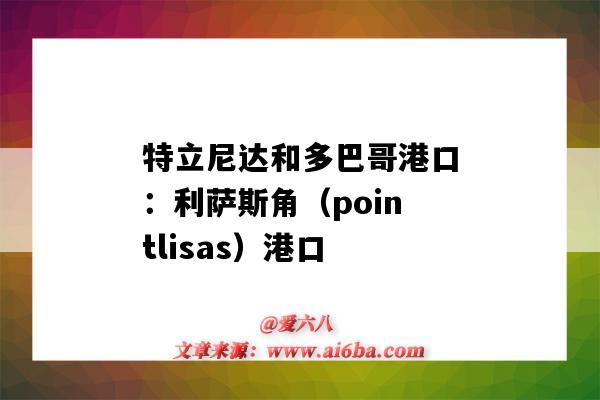 特立尼達和多巴哥港口：利薩斯角（pointlisas）港口（特立尼達和多巴哥主要港口）-圖1