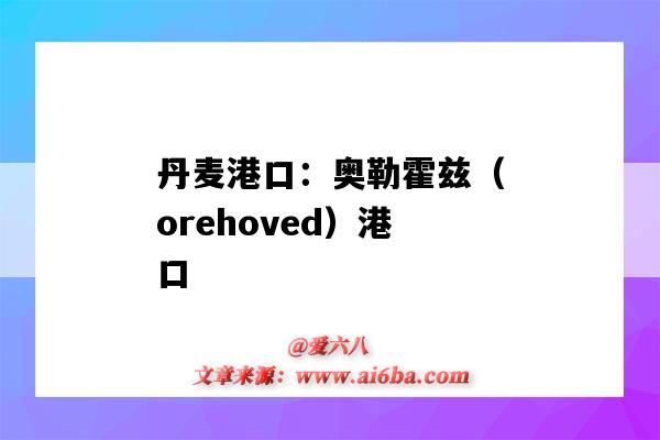 丹麥港口：奧勒霍茲（orehoved）港口（奧爾堡港口）-圖1