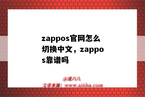 zappos官網怎么切換中文，zappos靠譜嗎（zappos中文怎么讀）-圖1