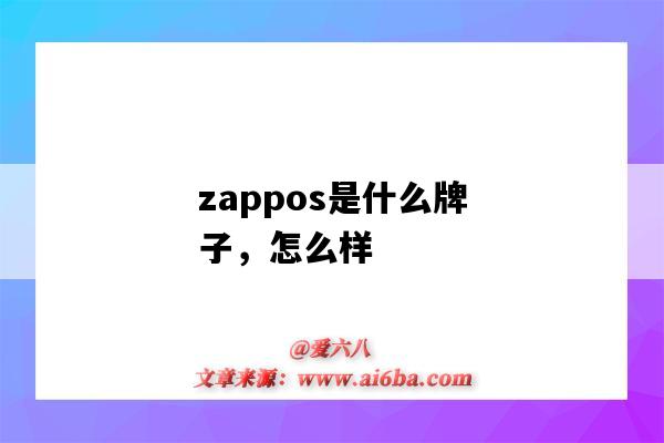 zappos是什么牌子，怎么樣（zappos是什么公司）-圖1