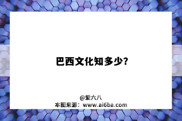 巴西文化知多少？（巴西文化具有什么）-圖1