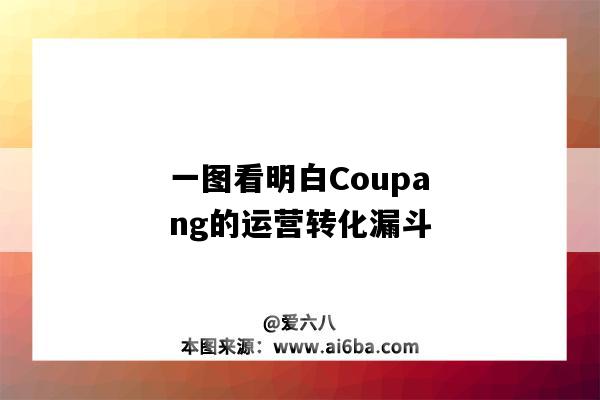 一圖看明白Coupang的運營轉化漏斗-圖1